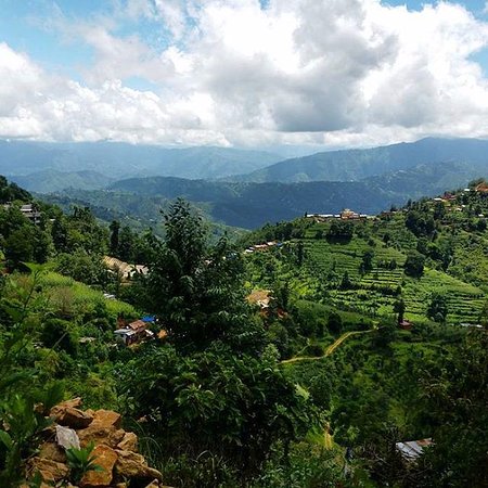 Highland landscape near Kyaukme, Northern Shan